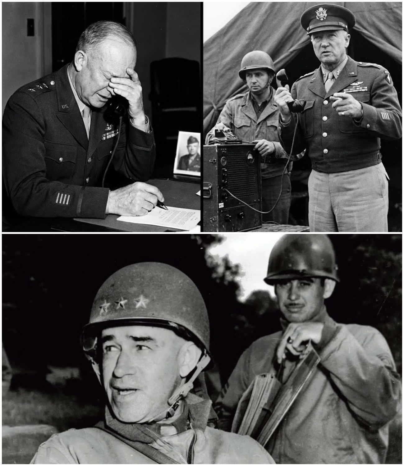 La telefonata che fece piangere Eisenhower – Le 4 parole di Patton che cambiarono tutto .CIT