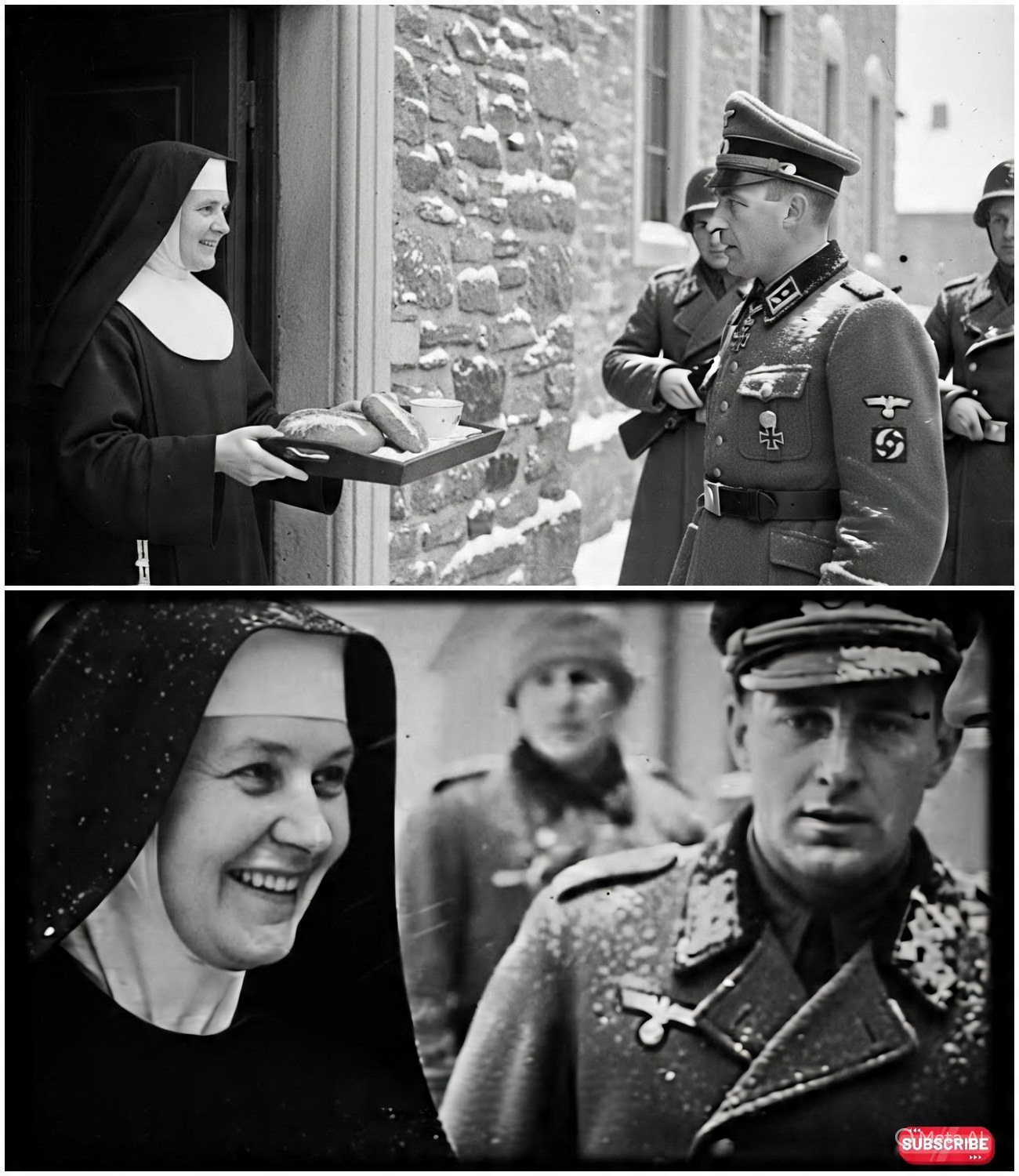 „Sie müssen hungrig sein…“ – sagte die Nonne zu dem SS-Offizier, der sie verhaften wollte. CDE