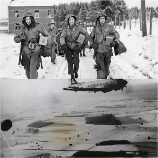 German Besiegers Saw 241 U.S. Planes Resupply Bastogne – Realized The 101st Would Never Surrender . CUS