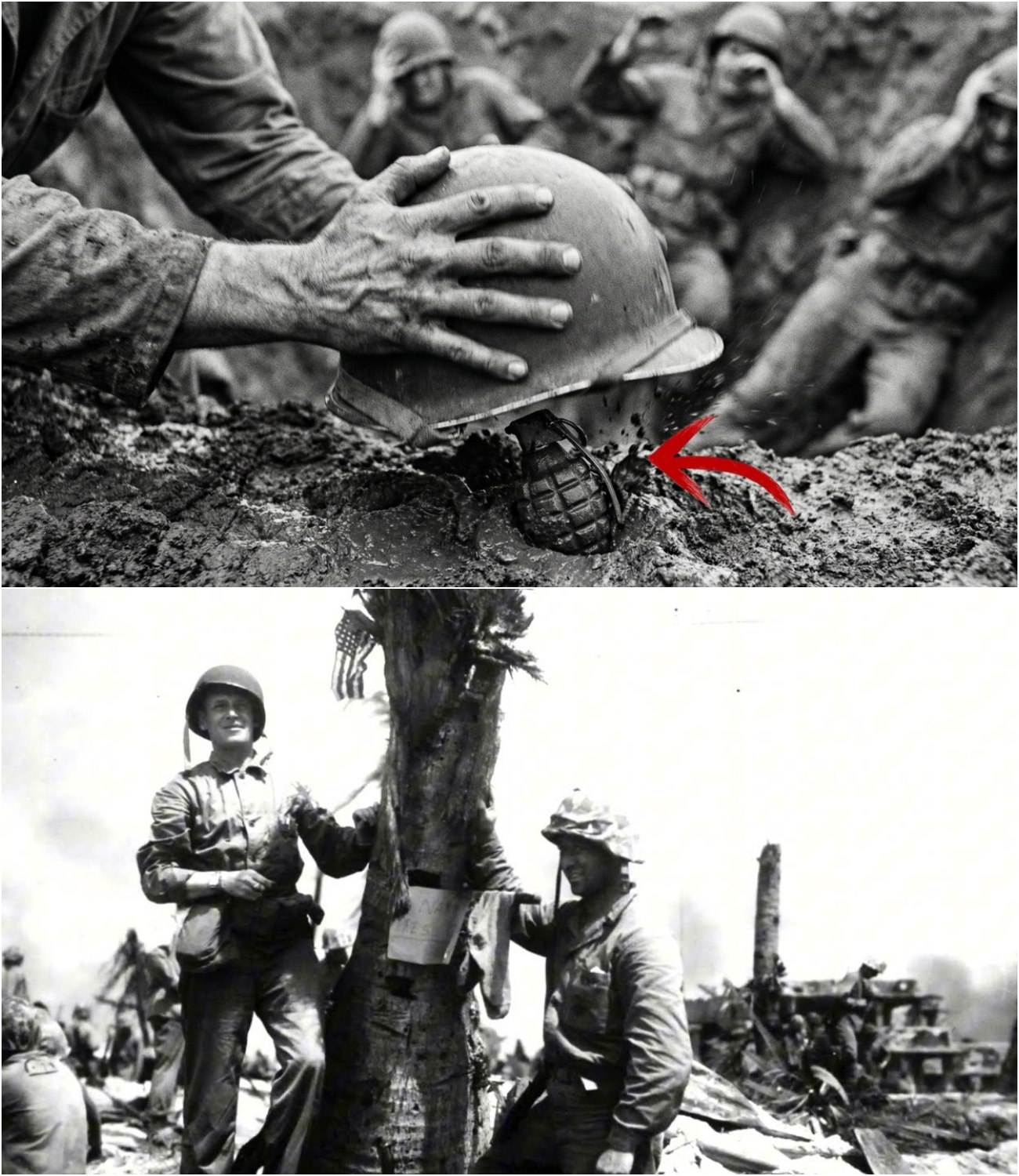 How a US Marine’s ‘Muffled Grenade Trick’ Saved 3 Marines in a 15-Foot Death Crater at Roi .CUS