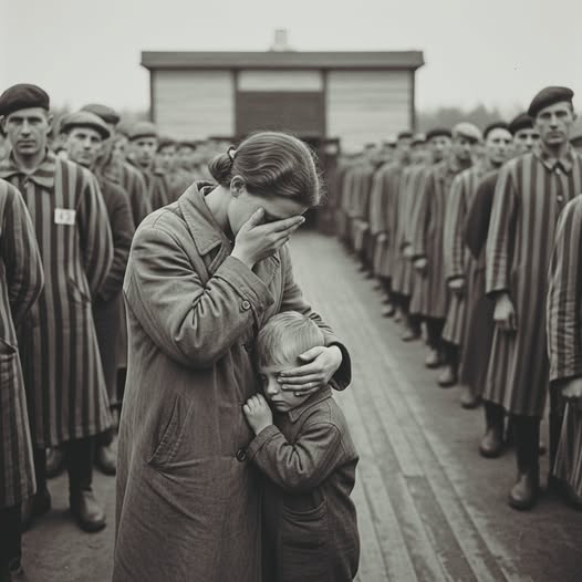 “She covered his eyes” – Treblinka, Poland, 1943 .US
