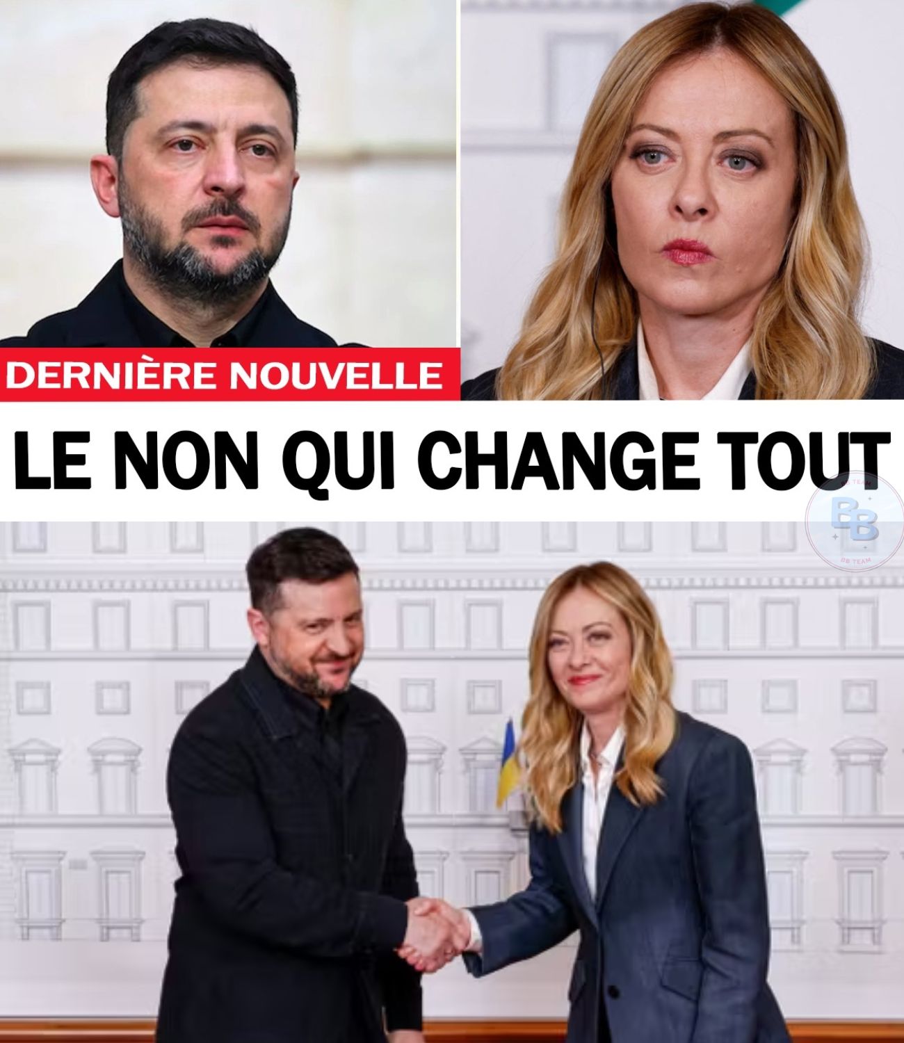 Meloni a dit NON à Zelensky – ce qui s’est passé ensuite était incroyable ! t1