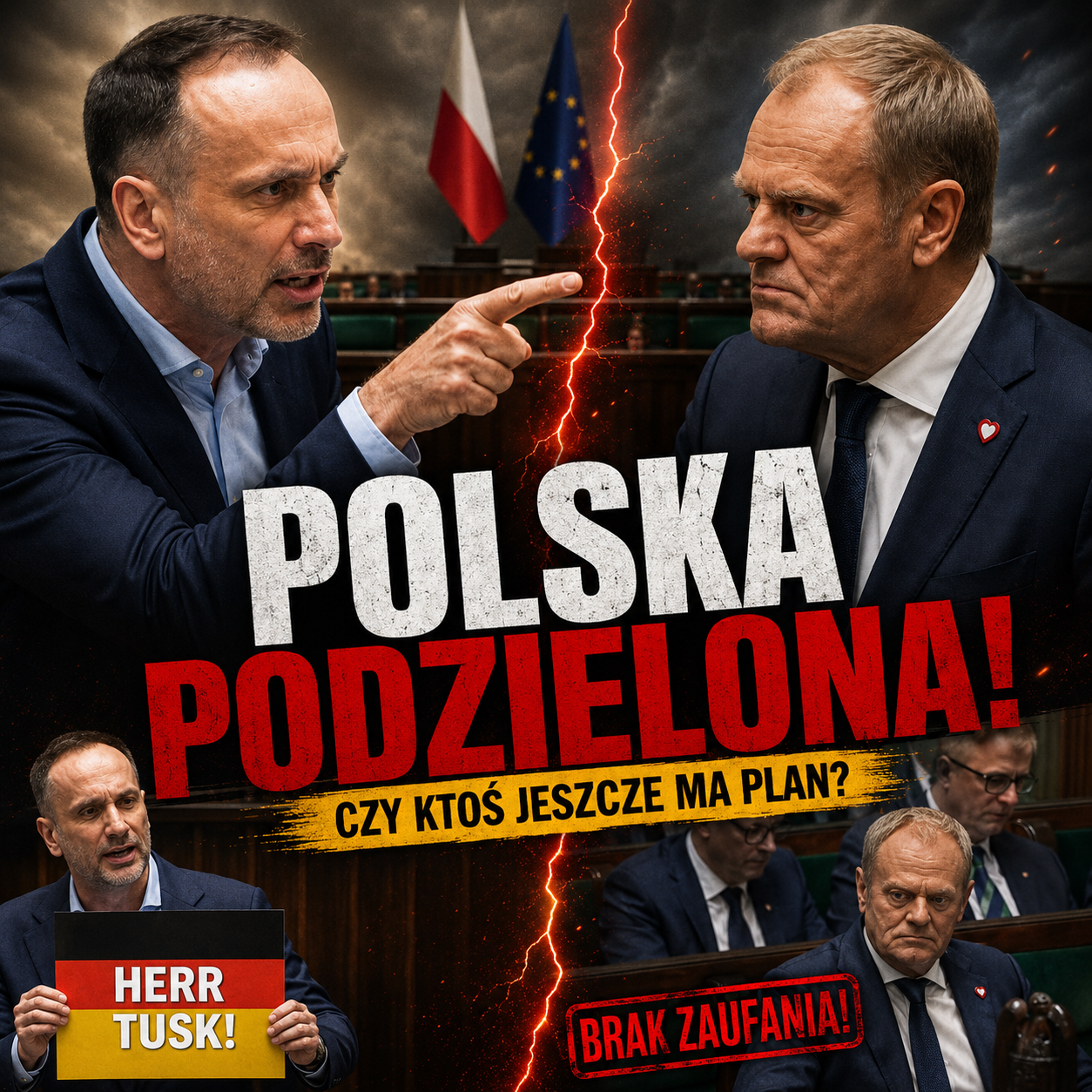 Teatr zdrady i politycznego odwetu: Jak opozycja w Sejmie polskimi i niemieckimi słowami wieszczy rychły upadek rządu Donalda Tuska. VD