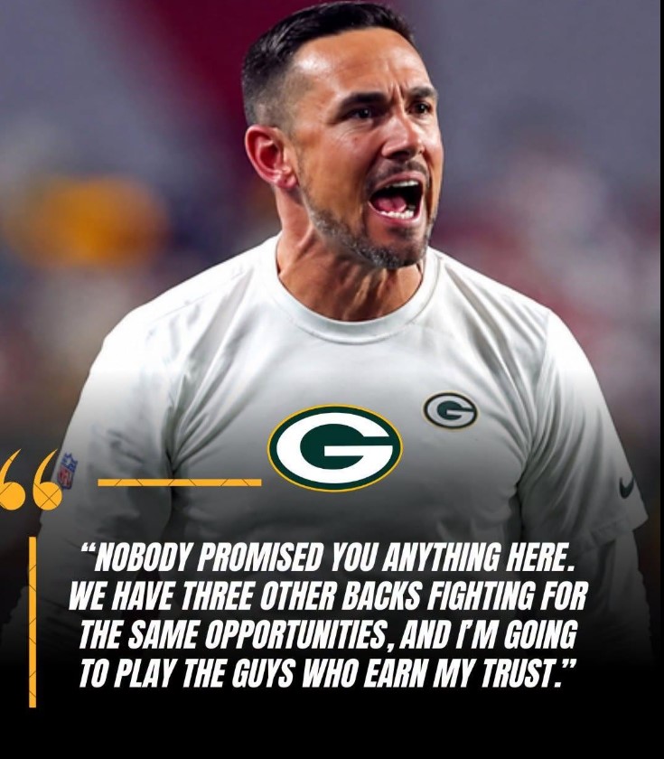 🚨 PACKERS LOCKER-ROOM SHOCK: Green Bay reportedly cut a 5.0-YPC playmaker after tensions with Matt LaFleur allegedly turned the relationship toxic. A promising chapter has ended in stunning fashion.nam