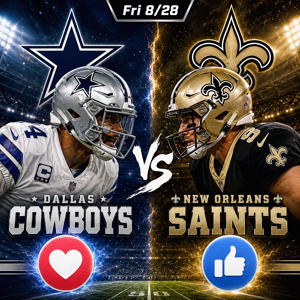 🚨 TIME UPDATE: Cowboys vs. Saints Is Set for Friday Night — Check the Kickoff Time.nam