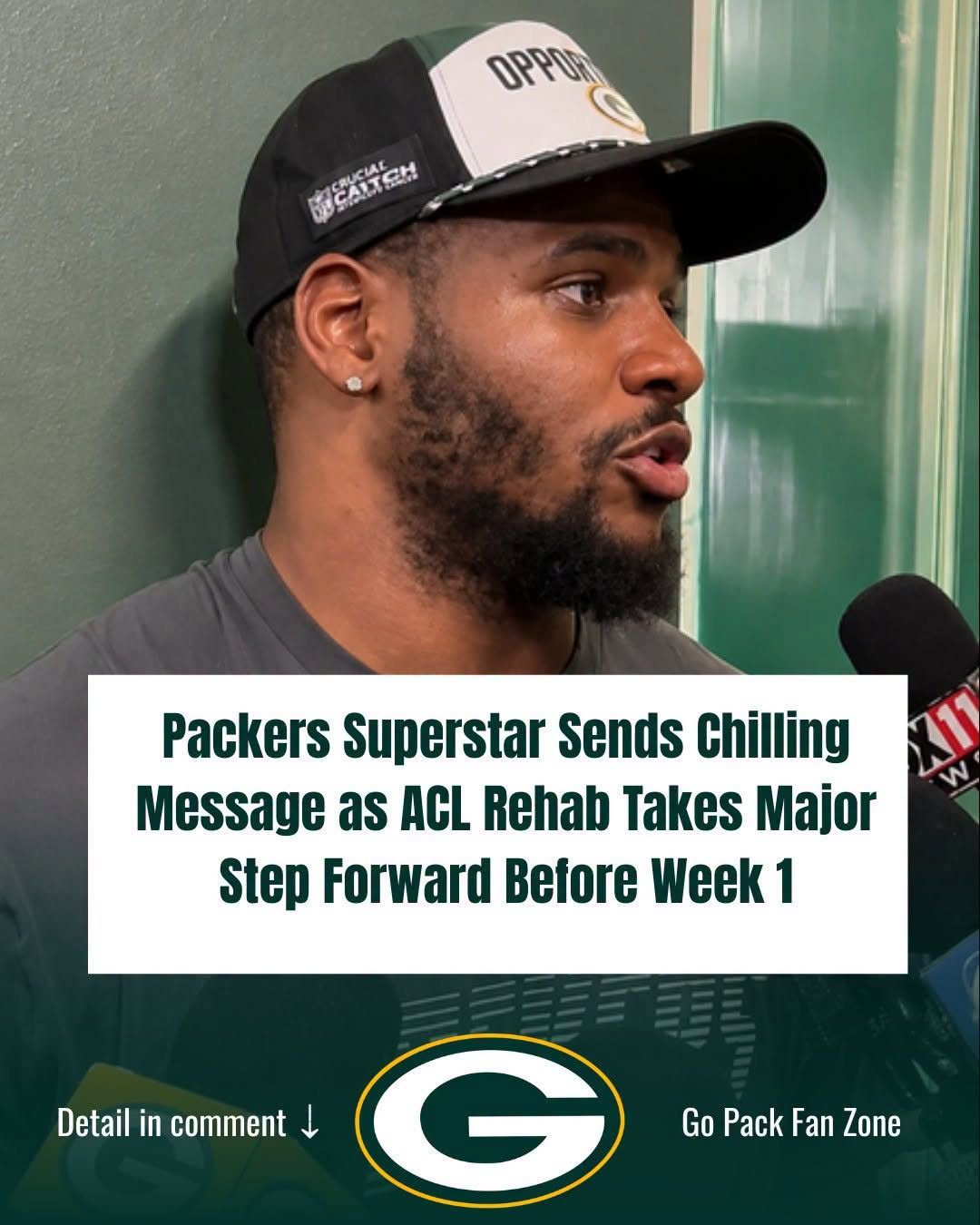🚨 PACKERS COMEBACK WARNING: A Green Bay superstar just sent a chilling message as his ACL rehab takes a major step forward before Week 1. The rest of the NFC may want to pay attention.nam