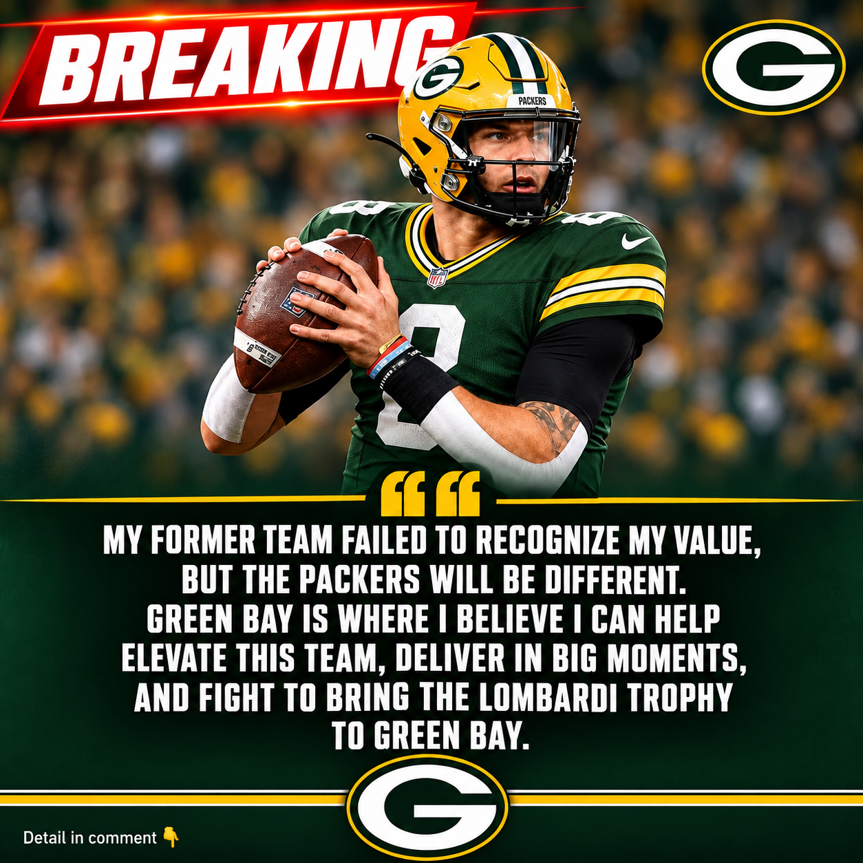 😱 ONLY 3 HOURS After Being Released by the Vikings, Former QB Makes a Stunning Move Toward the Packers — And Nobody Saw It Coming… nam