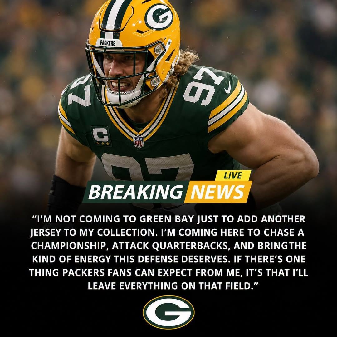 🚨 PACKERS $24M BLOCKBUSTER BUZZ ERUPTS: According to Adam Schefter, Green Bay is reportedly closing in on a massive deal for an AFC champion and Pro Bowl pass rusher with 70+ career sacks. If completed, the Packers could be adding another terrifying weapon off the edge.nam
